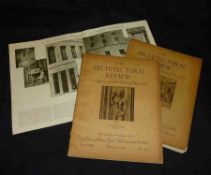 THE ARCHITECTURAL REVIEW, 1932, vol 71, Nos 422-428, fo, orig wraps (7)