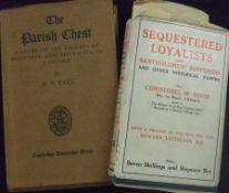 CHRISTOBEL M HOOD: SEQUESTERED LOYALISTS AND BARTHOLOMEW SUFFERERS AND OTHER HISTORICAL PAPERS,