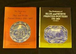 D A W COYSH AND R K HENRYWOOD: THE DICTIONARY OF BLUE AND WHITE PRINTED POTTERY 1780-1880, 1982-