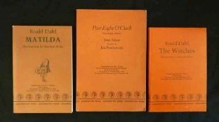 ROALD DAHL, 2 ttls: THE WITCHES, ill Quentin Blake, 1983, uncorrected proof, orig wraps; MATILDA,