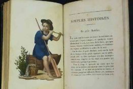 JEAN-PIERRE BRES: SIMPLES HISTOIRES DANS UN POT AU LAIT, Paris Lefuel 1825, 1st edn, 8 vols in 1,