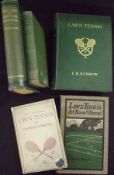 A WALLIS MYERS (ed): LAWN TENNIS AT HOME AND ABROAD, 1903, orig pict cl + CHARLES HIERONS: HOW TO
