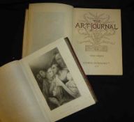 THE ART JOURNAL, 1885, 1886, 1890, 1898, orig cl gt + THE ART UNION JOURNAL, 1867, 1868, 1879, old