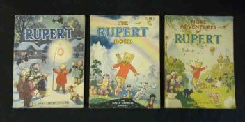 MORE ADVENTURES OF RUPERT – THE RUPERT BOOK – RUPERT, [1947-49] Annuals, 1st and 2nd work prices