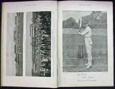 C B FRY (ed): THE BOOK OF CRICKET – A GALLERY OF FAMOUS PLAYERS, 1899, orig cl gt