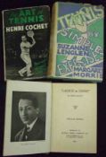 SUZANNE LENGLEN AND MARGARET MORRIS: TENNIS BY SIMPLE EXERCISES, 1937, 1st edn, orig cl, d/w +