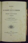P JOSEPH-LAFOSSE: NOTICE SUR LE JARDIN DE M [HORATIO EDWARD] HAMOND, Caen F le Blanc-Hardel, 1875,