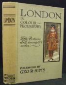 GEO R SIMS: FIFTY COLOUR PHOTOGRAPHS OF LONDON ….., [nd], orig pict cl