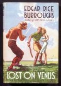 EDGAR RICE BURROUGHS: LOST ON VENUS, 1937, 1st edn, orig cl, d/w