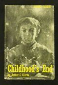 ARTHUR C CLARKE: CHILDHOOD’S END, 1954, 1st edn, orig yellow cl, d/w