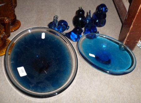 A collection of various Wedgwood and other 20th Century Glass Paperweights, modelled as animals