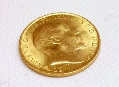 An Edward VII Gold Half-Sovereign dated 1907