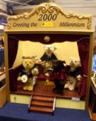 A modern Steiff Millennium Dream Band, to include five small Teddy Bears each playing a musical