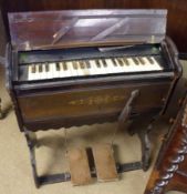A Vintage Harmonium of small proportions, height 31”, length 26”