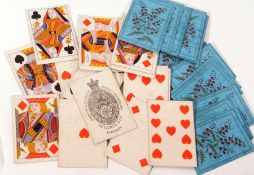 A pack of fifty-two late 19th Century Playing Cards, De La Rue & Co – London, on printed card with