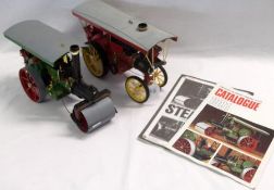 Two Bandai Assembled Model Kits No 8026 and 5360; together with Bandai Catalogue and Instructions