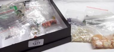 A Box containing a packet of assorted Victorian and later Jewellery Oddments and Jeweller’s