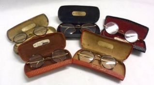 A Mixed Lot comprising: five various Pairs of Spectacles