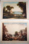 FOLDER OF MEZZOTINTS, MAINLY BY JOHN COTHER WEBB, Romantic Landscapes, assorted sizes; together with