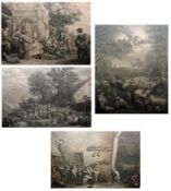 AFTER D TENIERS, ENGRAVED BY MARTINA, (Published 1772), ANTIQUE BLACK AND WHITE ENGRAVING, “