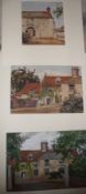 CATHERINE MAUD NICHOLS, SIGNED, GROUP OF FIVE WATERCOLOURS, Figurative and Building Studies,