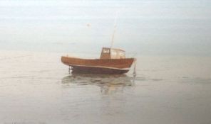 HARRY ECCLESTON, SIGNED AND DATED 1984, WATERCOLOUR, “Ebbing Tide, Southend”, 5” x 6 ½”, Provenance: