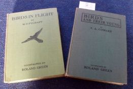 W P PYCROFT – (ILLUSTRATED BY ROLAND GREEN) – 1st Edition Published 1922, “Birds in Flight”, and T A