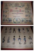 A FOLIO OF TWENTY-EIGHT REPRODUCTION COLOURED PRINTS “Der Bayerischen Armee – 1800-1873”, plate size