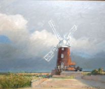 ALAN MOORE, SIGNED AND DATED ’83, OIL, Cley Mill, 19” x 23”