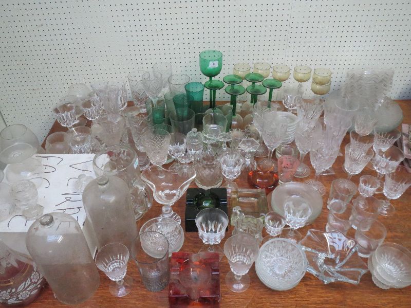 Large Quantity of glassware