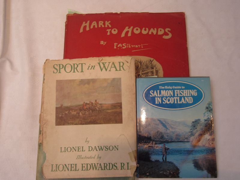 LIONEL DAWSON `Sport in war` illustrated by Lionel Edwards 1st edition pub. Collins 1936 F.A STEWART