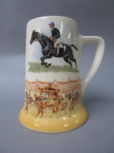 Royal Doulton `Grand National` 1937 Royal Mail tankard by  Tiofani