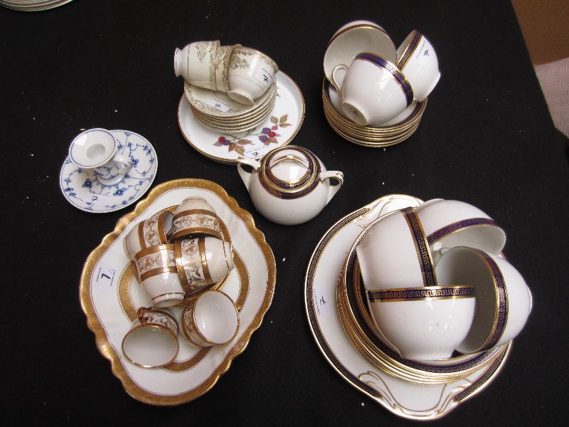 Assorted ceramics to include Royal Porselen coffee set, Wedgwood & Co part tea set, Royal Copenhagen