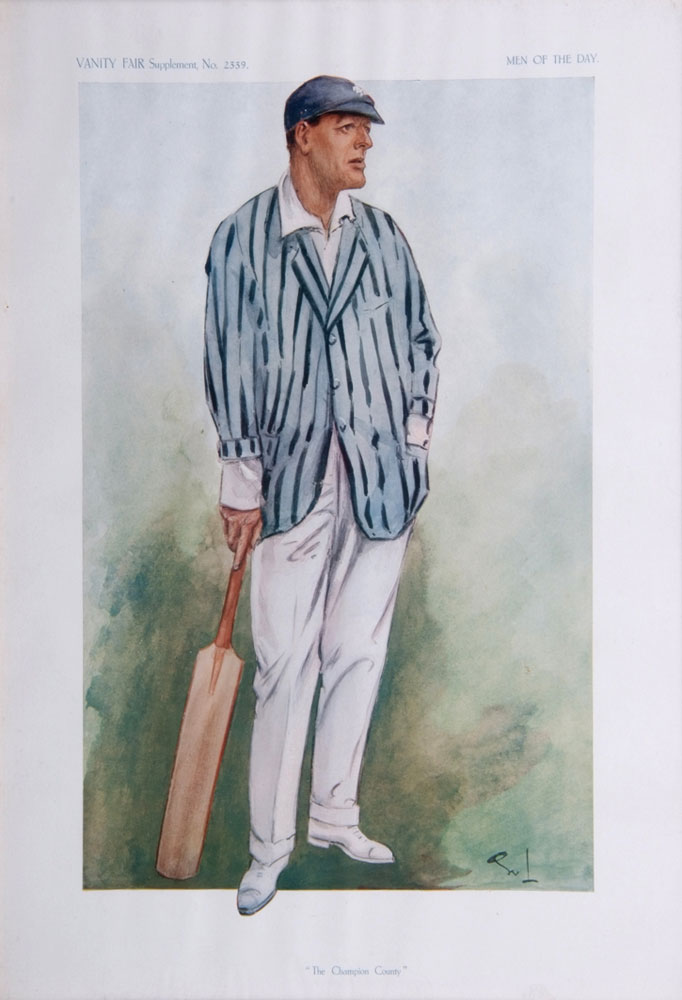 ‘The Cricketers of Vanity Fair’. Excellent complete collection of sixty nine original colour
