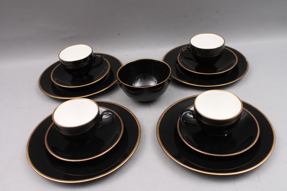 A 1960`s `Coffee For Fun` Biba coffee set to include four cups and saucers, four plates and a