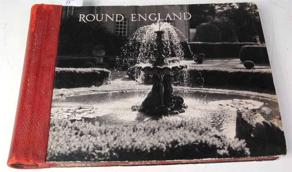 Angus MCBEAN, Round England, undated, personal photograph album, same format, size and binding as