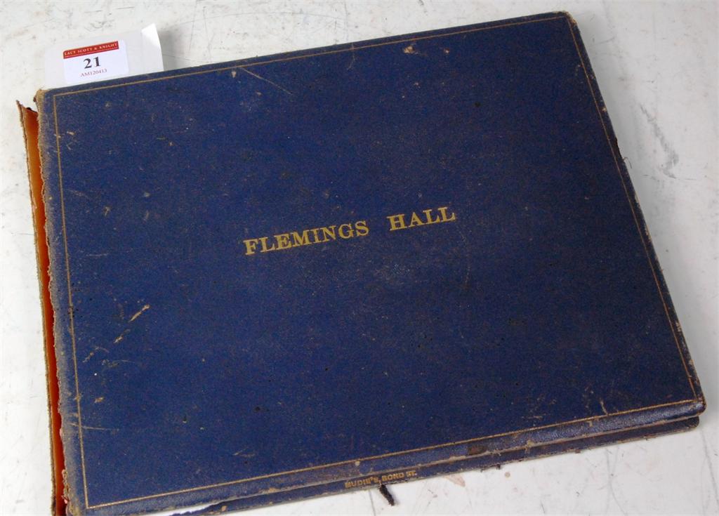 Visitors Book from Flemings Hall, Suffolk, with entries from 1962 to 1983, notable signatures