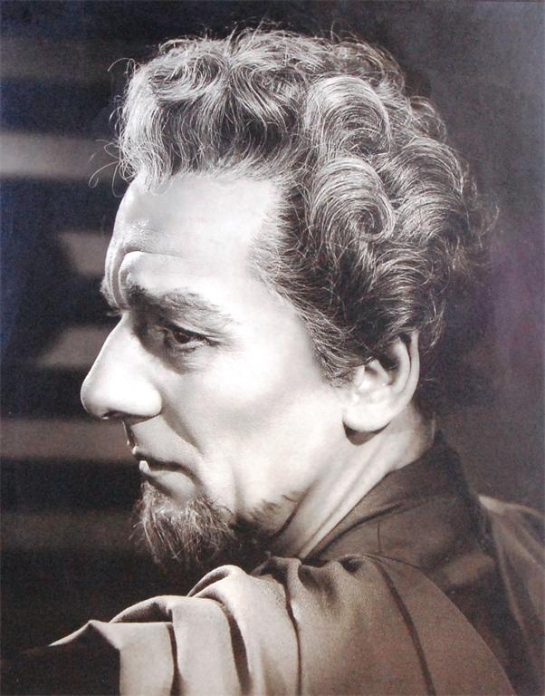 Angus McBean - Sir John Gielgud, as Leontes in The Winter's Tale at The Phoenix, 1951, gelatin