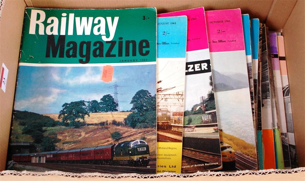 Quantity of Modern Railways Brochures circa 1960, Trains illustrated by Ian Allan, and Railway