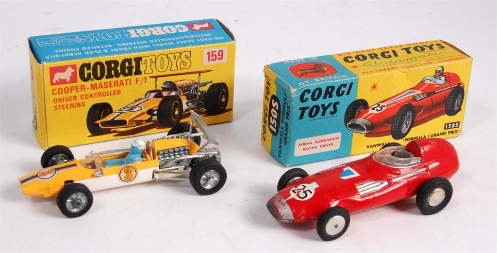 Corgi Toys, 150S Vanwell Formula 1 racing car in red with silver nose, driver missing, No.25