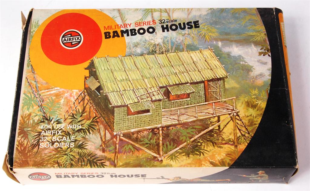 Airfix 1/32 scale Military Series, Bamboo House, appears as issued, sold in original target box (