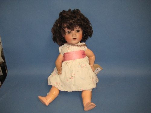 Armand Marseille bisque headed doll with articulated body (a/f)