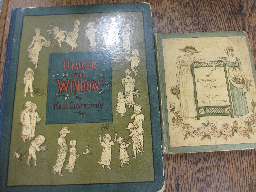 Early 20th Century First Edition `Language of Flowers` illustrated by Kate Greenaway and another, `