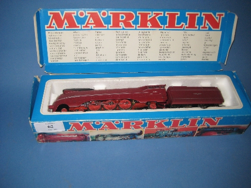 Boxed Marklin model loco, Marklin 0301055