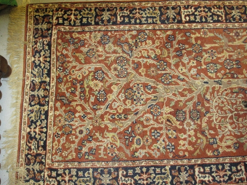 Pair of Indo Persian Tree of Life design rugs