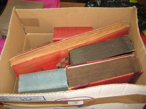 Six albums containing a large collection of various postcards
