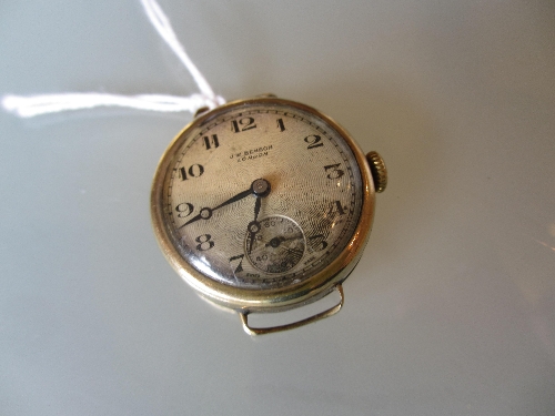 Ladies gold cased wristwatch by Benson