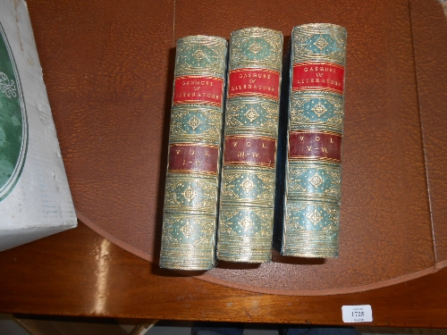 Three volumes `The Casquet of Literature` by Charles Gibbon, six volumes bound as three, published