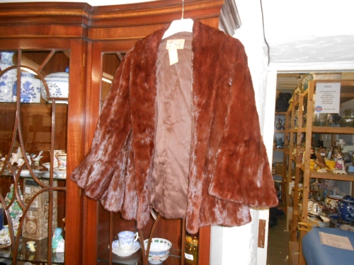 Two ladies half length fur jackets and various fur stoles etc