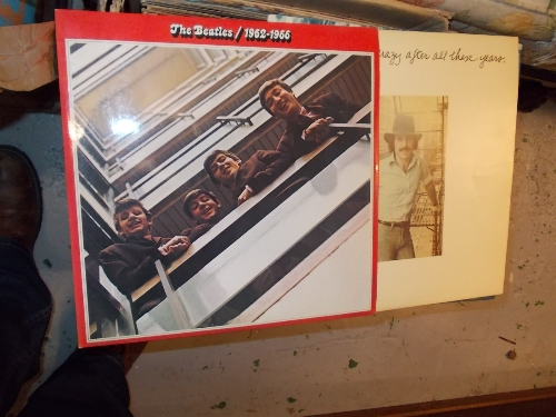 Beatles L.P. 1962-1966 The Red Album, together with a quantity of other L.P.`s